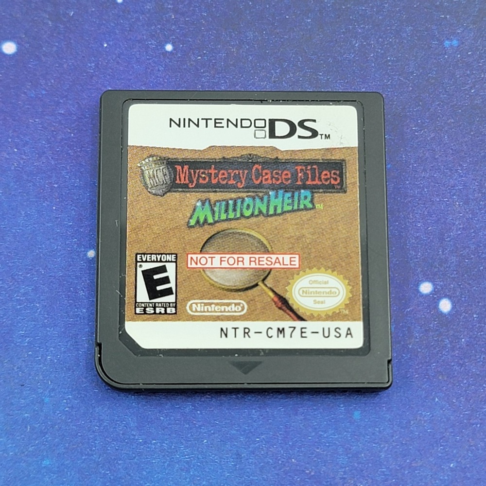 Mystery Case Files Millionheir (Nintendo DS) Not For Resale Video Game